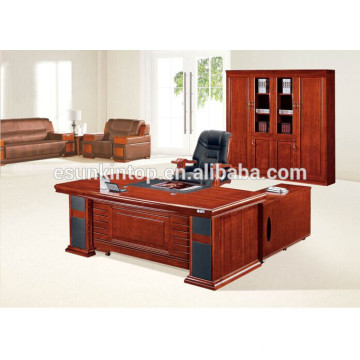 Diseños de mesa de oficina en madera